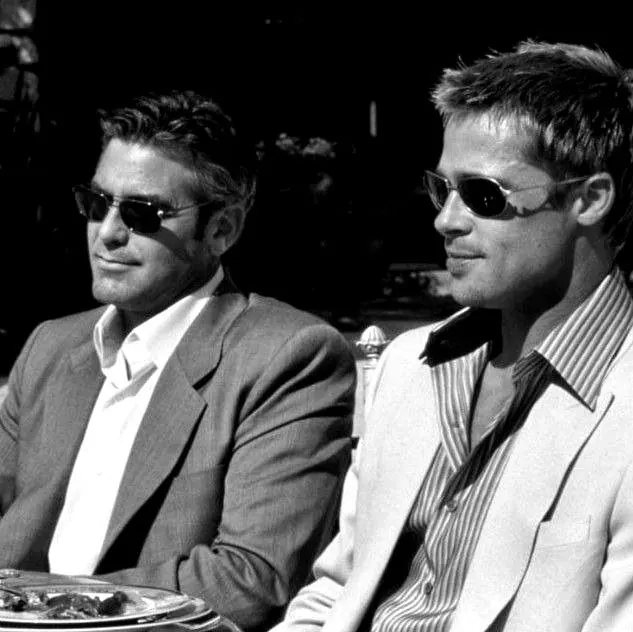 Danny at lunch in sunglasses