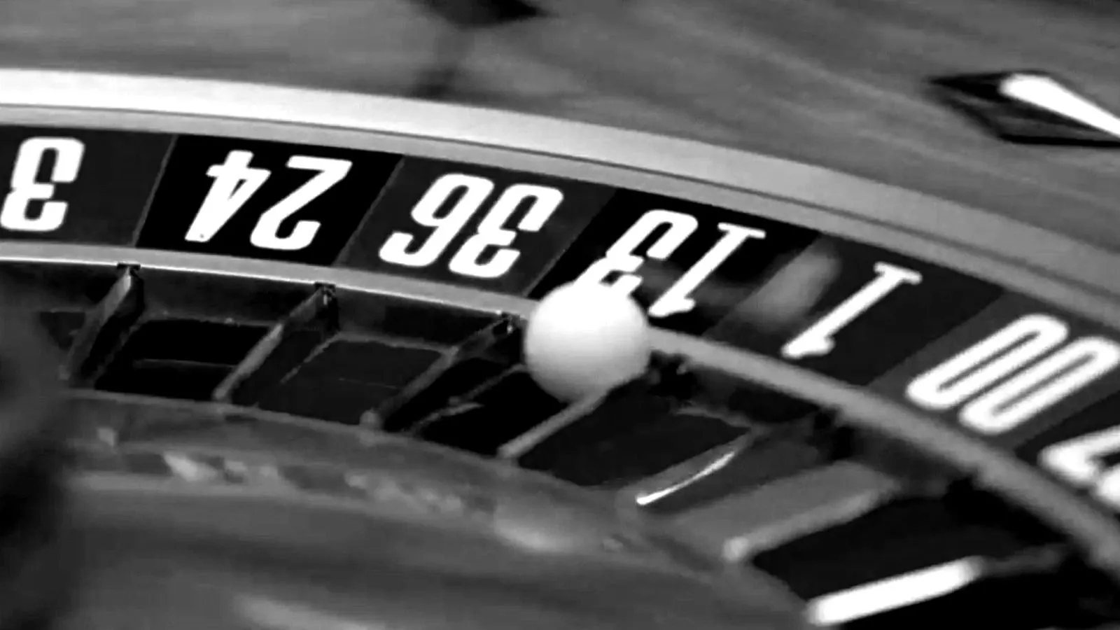 Close-up of a roulette wheel